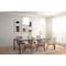 Z-Lite Weston Pendant, 6-Light, 24 In.W x 24 In.H, Brushed Nickel/White Linen 3501P24-BN - alternate 5
